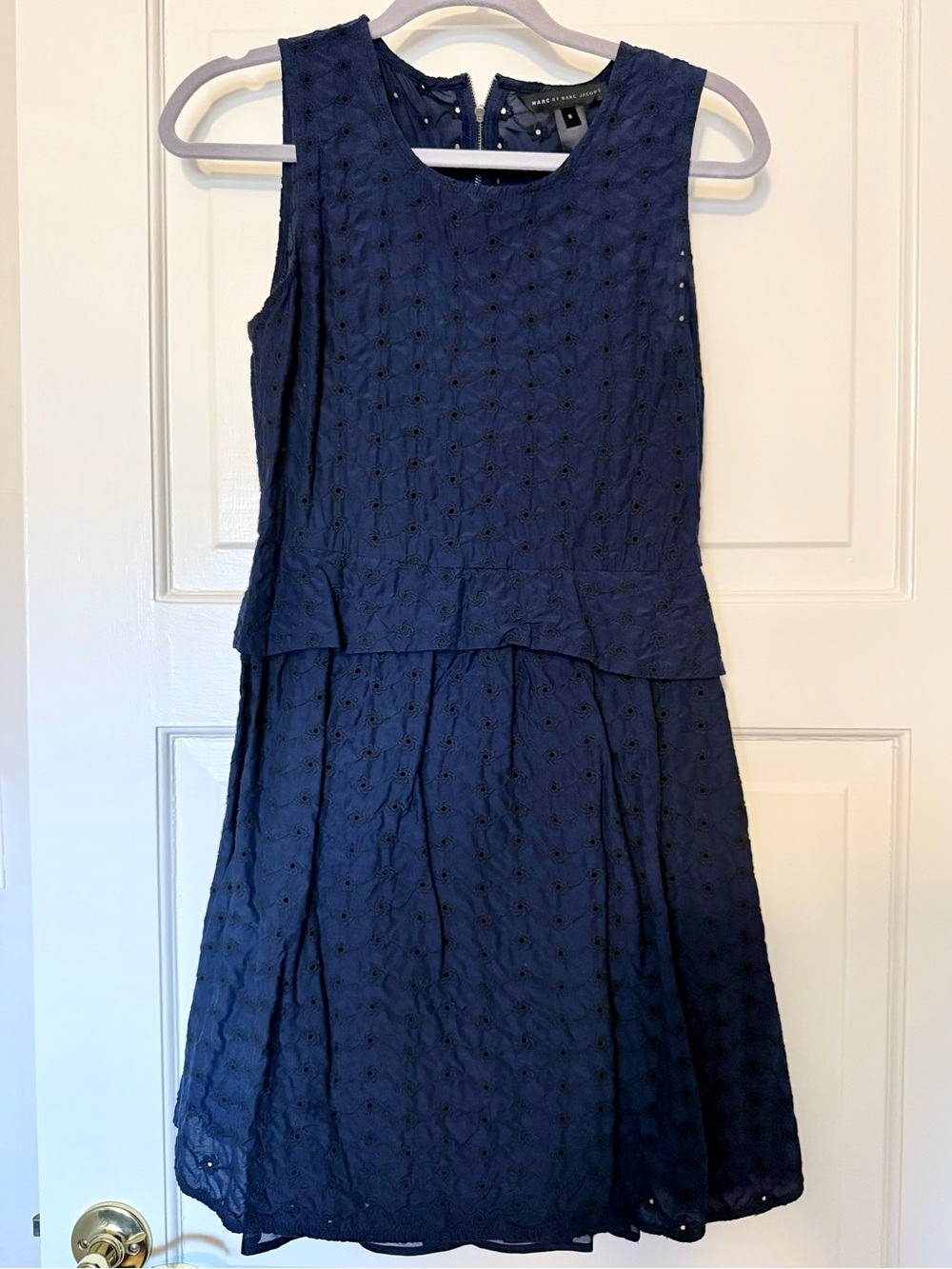 Marc By Marc Jacobs Navy eyelet Dress